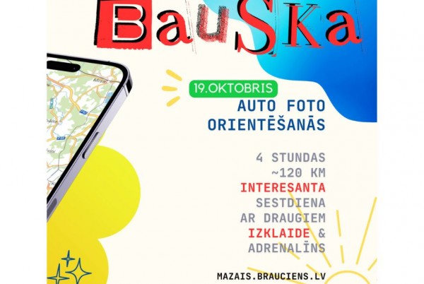 Iepazīsti Bausku ar autofotoorientēšanos